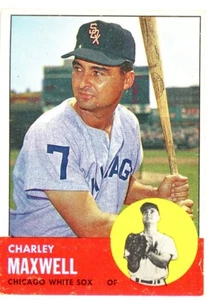 1963 Topps - #86 Charlie Maxwell - Picture 1 of 2
