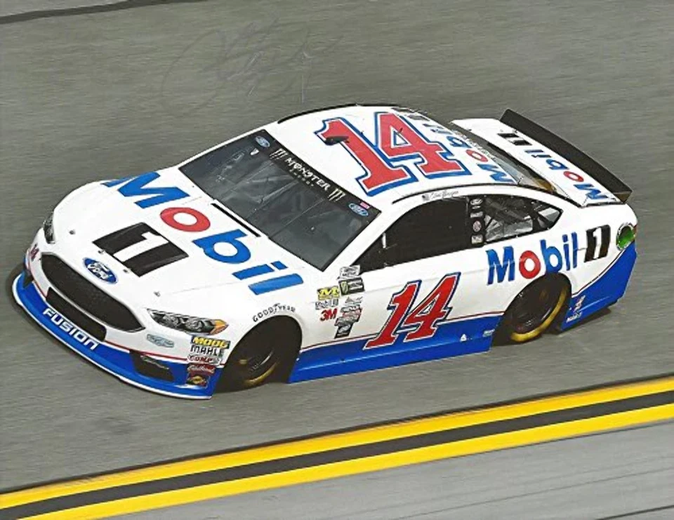 Autografiado 2017 Clint Bowyer #14 Mobil 1 Team ON-TRACK RACING (Stewart-Haas) Mo Foto 1 de 1