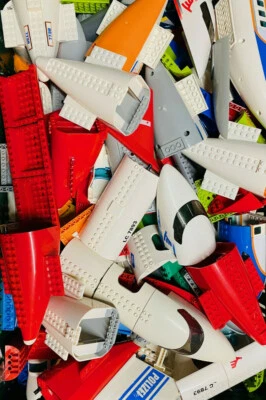 Lego® 20 x Flugzeugteil Cockpit Flugzeugteile mix 3181 54091 54095 54096 54092 - Bild 1 von 2