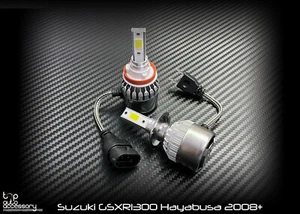 LED Kit H7 H9 Headlight Lights Bulbs Hyper HID for Suzuki Hayabusa 2008-2020 - Foto 1 di 3