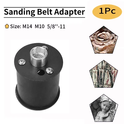 5/8-11 (M14/M10) Thread Sanding Belt Adapter F Electric Angle Sanding Attachment - Image 1 of 4