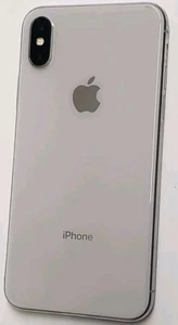 iPhone X Housing Back Replacement Silver Frame Original OEM Grade B - Picture 1 of 7