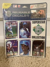1992 HIGH 5 MLB Five Star Reusable Decals Avery Glavine Gooden Ramon (sealed)