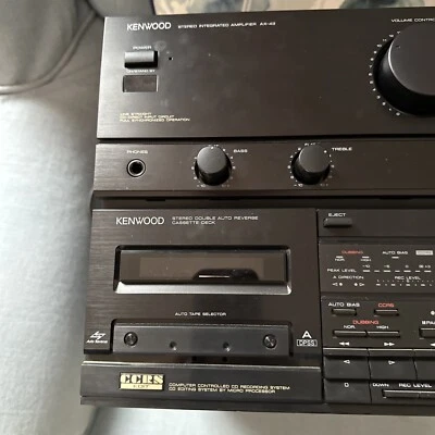 Amplificador/tape deck Kenwood AX-43 - Imagem 1 de 4