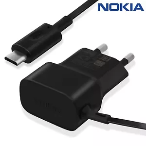 Nokia AC-18E NEW Original OEM Wall Micro USB Travel Charger Euro Plug - Picture 1 of 1