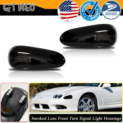 Kit de carcasa de luz de señal de giro de esquina delantera de humo para Mitsubishi 3000GT 1994-1998 Foto 1 de 4
