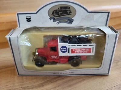 Chevron Commemorative Diecast Lledo Atlas Tire Truck 1934 Model A Ford - England - Image 1 of 4
