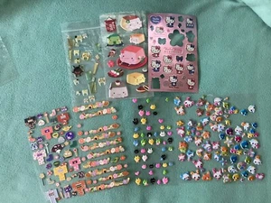 Verschiedene japanische Stickerbögen Puffy, Grittier, Washi Papier, Hello Kitty, süß - Bild 1 von 4