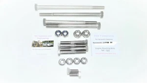 Kawasaki ZR1100 Zephyr B1 1996 onwards - Engine Mounting Bolts Set - S/Steel - Picture 1 of 7