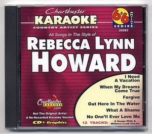 CHARTBUSTER KARAOKE CB-20583 REBECCA LYNN HOWARD, NEW 6+6 ARTIST SERIES CDG, OOP