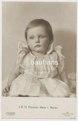 AK I.K.H. Prinzessin Maria von Bayern  ADEL & Monarchie (6152x) - Bild 1 von 2