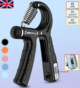 5-60KG Sport Hand grip Strengthener Adjustable Forearm Trainer Finger exerciser - Picture 1 of 8