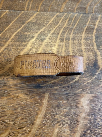 Vintage Pittsburgh Pirates Leather Bracelet 1970’s Cover