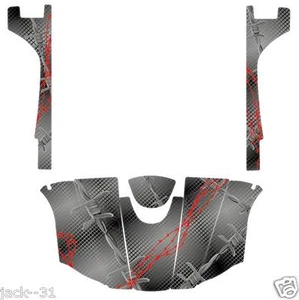 NG Racing WRAP QUAD Yamaha Rhino 700 660 450 BARBED WIRE GREY 2004-2013 - Picture 1 of 1