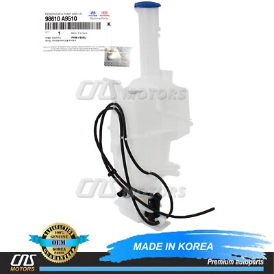 GENUINE Windshield Washer Reservoir Tank w/ Pump for 15-21 Kia Sedona 98610A9510 Foto 1 de 4