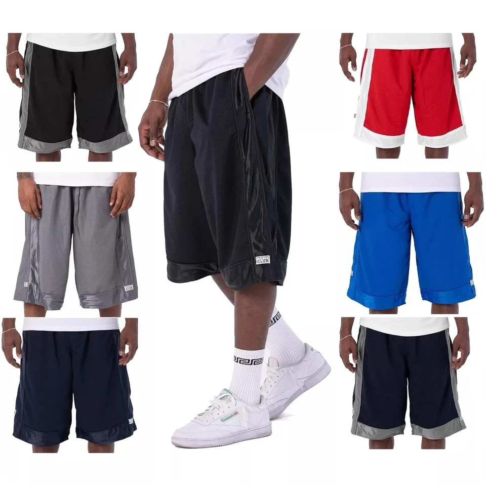 Pro Club Men's Heavyweight Relaxed Fit Mesh Basketball Shorts - Image 1 of 1