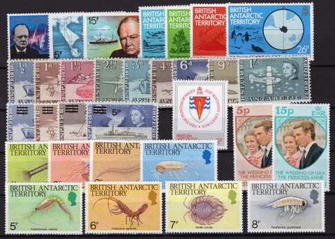 ZAYIX Br Antarctic Territory BAT 31 Different MH / MLH stamps 041123-S116 Cover