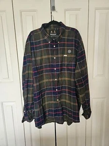 Barbour kariertes Flanellhemd mit Knöpfen 100 Baumwolle 3X XXXL - Bild 1 von 6