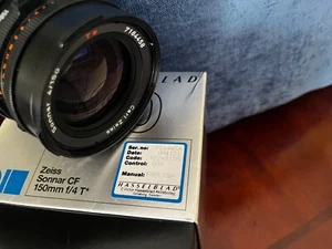 HASSELBLAD CARL ZEISS SONNAR T* CF SONNAR 150mm f4 GORGEOUS COND. USA SELLER - Picture 1 of 11