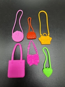 Barbie Doll Accessories ~❤️~ 6 Pc Bags and Purses #D-543 - Picture 1 of 2
