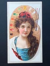 1903 BAT BRITISH AMERICAN TOBACCO CIGARETTE CARD BEAUTIES PALETTE GIRLS 
