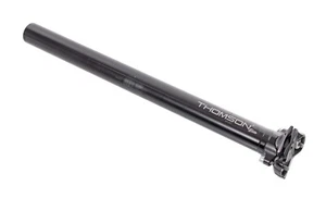 Thomson Elite Alloy Bike Seatpost 31.6 x 410mm 0mm SB BLACK 7x 7mm SP-E116 MTB - Picture 1 of 6