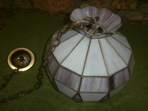 Vintage Pizza Parlor Hanging Light Fixture Lamp Chandelier MCM Retro - Picture 1 of 4