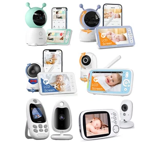 Babyphone mit Kamera WLAN WIFI 2,0"~5,0" Bildschirm Ton & Bild Temperaturanzeige - Imagen 1 de 48