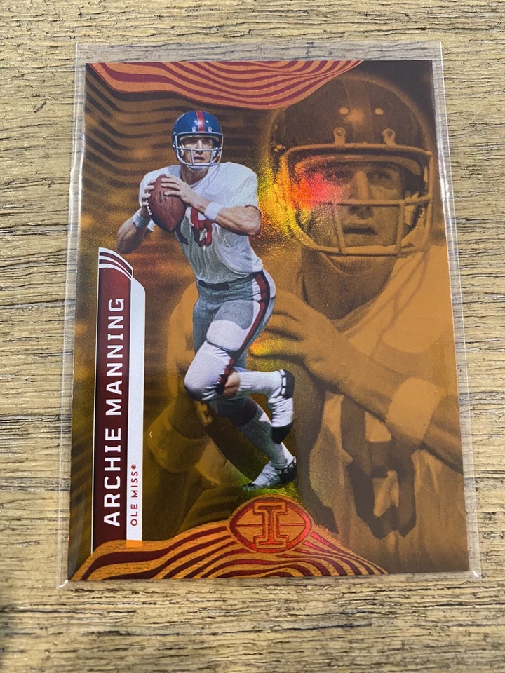 2023 Panini Chronicles Illusions Draft Picks Orange Archie Manning - Image 1 of 1