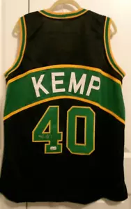 SHAWN KEMP Autographed Jersey Beckett Certification Seattle Supersonics - Picture 1 of 4
