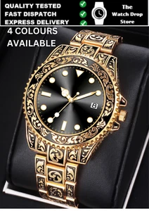 Relojes para hombre impermeables calendario luminoso reloj de pulsera de cuarzo moda empresarial - Imagen 1 de 9