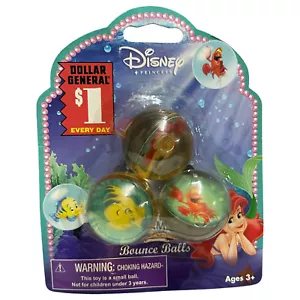 Vintage Disney Princess Edizione Speciale La Sirenetta 3 Palline Rimbalzanti, 2005 - Foto 1 di 2
