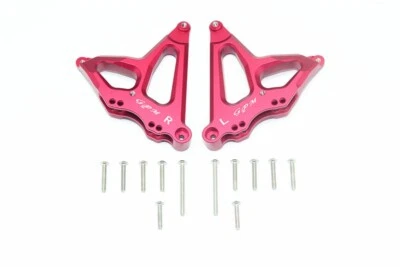Soportes de amortiguador trasero de aluminio rojo GPM para Traxxas Unlimited Desert Racer UDR Foto 1 de 3