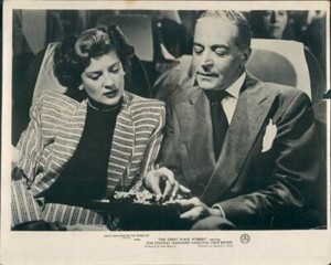 Great Plane Robbery original lobby card Tom Conway Margaret Hamilton on plane