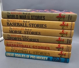 The Boys Life Book Lot (7) (HC 1964) Baseball Hockey Basketball Horses Football - Bild 1 von 9
