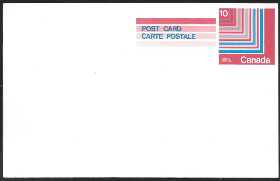 Canada Scott UX112 Webb P284 10-Cent Postal Card MINT XF - Image 1 of 1