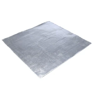 Hitzeschutzmatte selbstklebend 0,5m x 0,5m Hitzedämmung bis 500°C Schutz Auto - Afbeelding 1 van 2