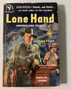 LONE HAND EVAN EVANS (MAX BRAND) 1951 BANTAM #882 1ST ED PAPERBACK FREE SHIP US - Imagen 1 de 7