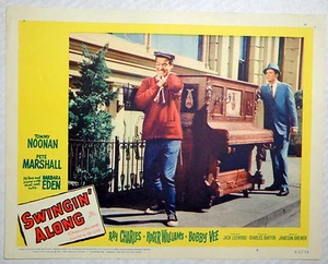Swingin' Along film lobby card poster vintage 1961 Barbara Eden Ray Charles - Foto 1 di 1
