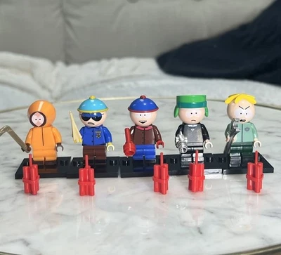 Lego South Park Minifigura Impresa Personalizada Set De 5 Stan Kyle Eric Butters Kenny Foto 1 de 3