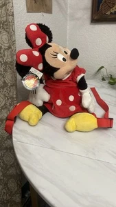 Zaino peluche Minnie Mouse Parchi Disney nuovo con etichetta - Foto 1 di 4
