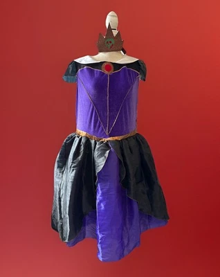 New Disney Store Snow White EVIL QUEEN Costume & Crown Dress Tutu Adult Xl Large - Image 1 of 4
