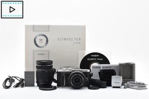[Near Mint] Olympus PEN E-PL8 16MP Digital Camera Double Lens Kit + Flash + Box - Picture 1 of 13