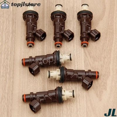 6PCS Fuel Injectors For 1998-2004 Toyota Tacoma Tundra 4Runner 3.4L 23250-62040 - Изображение 1 из 4