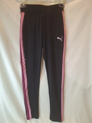 #562 Legging PUMA Niñas - Negro con Tiras Laterales Talla XL (14/16) Foto 1 de 4