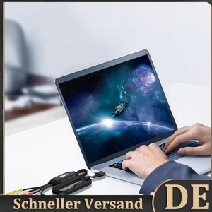 USB Video Capture Card VHS VCR TV DVD Video Audio Converter Video Capture Device - Afbeelding 1 van 18