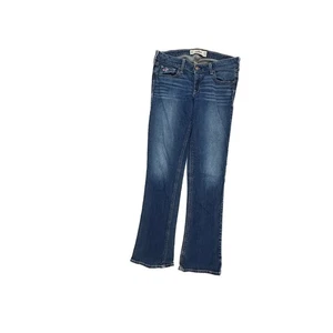 Hollister Bootcut Damen Gr. 11 Dark Wash Blue Denim Jeans - Bild 1 von 5