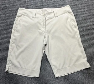Pantalones Cortos de Golf Nike Para Mujer 10 Caqui Beige Dri-FIT Tour Performance Elásticos Chinos - Imagen 1 de 10