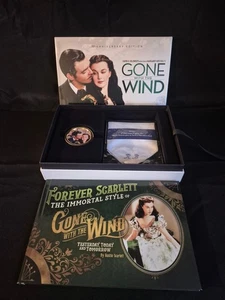 Gone With the Wind 75th Anniversary Music Box, Handkerchief, Book ,   No Blu-Ray - Picture 1 of 9