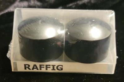 IKEA RAFFIG Perilla Acabados Tapas 1 Par Negro 202.199.36 NUEVO Foto 1 de 4